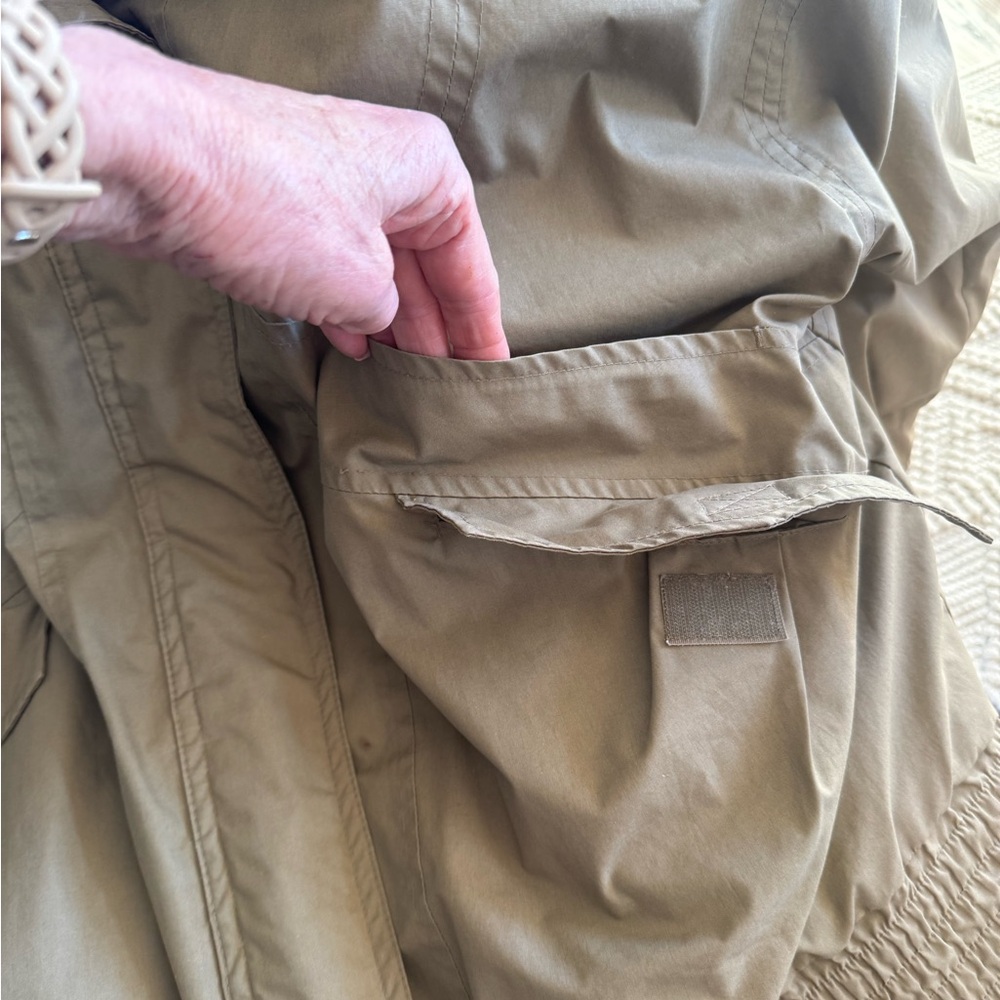London Fog Khaki Bomber with detachable down liner - Picture 7 of 8